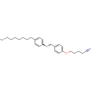 Pentanenitrile, 5-[4-[[(4-octylphenyl)imino]methyl]phenoxy]-, (E)-