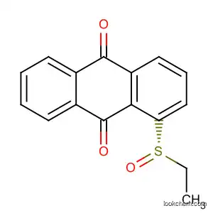 Molecular Structure of 112921-39-8 (9,10-Anthracenedione, 1-(ethylsulfinyl)-, (S)-)