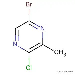 Molecular Structure of 112930-94-6 (5-broMo-2-chloro-3-Methylpyrazine)
