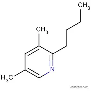 Molecular Structure of 112945-11-6 (2-butyl-3,5-dimethylpyridine)
