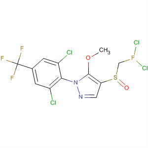 1H-Pyrazole, 4-[(dichlorofluoromethyl)sulfinyl]-1-[2,6-dichloro-4-(trifluoromethyl)phenyl ]-5-methoxy-