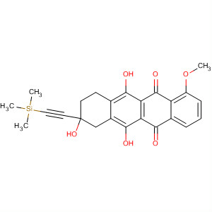 5,12-Naphthacenedione, 7,8,9,10-tetrahydro-6,8,11-trihydroxy-1-methoxy-8-[(trimethylsilyl)ethynyl ]-