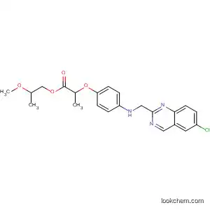 Propanoic acid, 2-[4-[(6-chloro-2-quinazolinyl)methylamino]phenoxy]-,
2-methoxypropyl ester