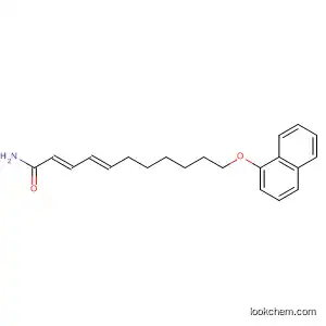 Molecular Structure of 113101-10-3 (2,4-Undecadienamide, 11-(1-naphthalenyloxy)-, (E,E)-)