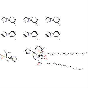 Molecular Structure of 113104-10-2 (Hexadecanamide,
N,N'-[(2-hydroxy-1,3-propanediyl)bis(sulfonyl-2,1-ethanediylthio-1H-tetr
azole-5,1-diyl-3,1-phenylene)]bis-)