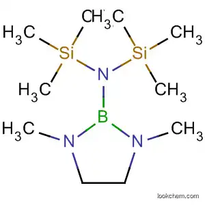 Molecular Structure of 113110-92-2 (1,3,2-Diazaborolidin-2-amine, 1,3-dimethyl-N,N-bis(trimethylsilyl)-)