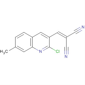 Propanedinitrile, [(2-chloro-7-methyl-3-quinolinyl)methylene]-