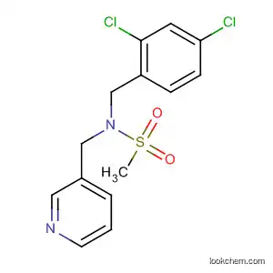Molecular Structure of 113268-05-6 (Methanesulfonamide,
N-[(2,4-dichlorophenyl)methyl]-N-(3-pyridinylmethyl)-)