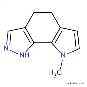 Molecular Structure of 113342-43-1 (Pyrrolo[3,2-g]indazole, 1,4,5,8-tetrahydro-8-methyl-)