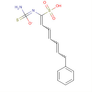 1,3,5-Hexatriene-1-sulfonic acid, compd. with phenylmethyl carbamimidothioate