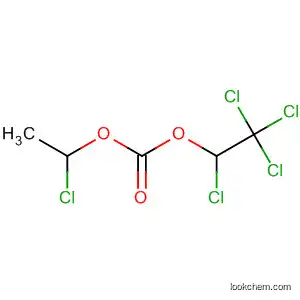 Molecular Structure of 113421-88-8 (Carbonic acid, 1-chloroethyl 1,2,2,2-tetrachloroethyl ester)