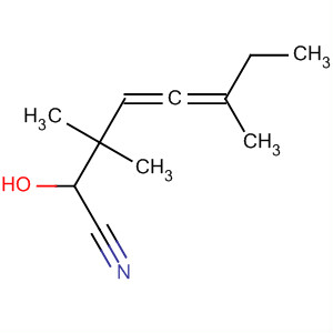 Molecular Structure of 113426-84-9 (4,5-Octadienenitrile, 2-hydroxy-3,3,6-trimethyl-)