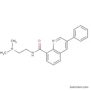 Molecular Structure of 113431-33-7 (8-Quinolinecarboxamide, N-[2-(dimethylamino)ethyl]-3-phenyl-)