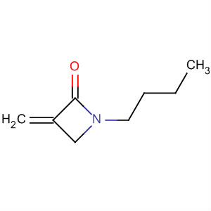 Molecular Structure of 113437-04-0 (2-Azetidinone, 1-butyl-3-methylene-)