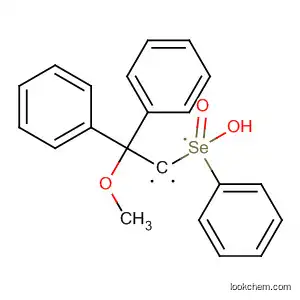 Benzene, 1,1'-[1-methoxy-2-(phenylseleninyl)ethylidene]bis-, (S)-