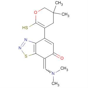 6H-Thiopyrano[3,2-g]-1,2,3-benzothiadiazol-6-one, 7-[(dimethylamino)methylene]-4,5,7,8-tetrahydro-5,5-dimethyl-