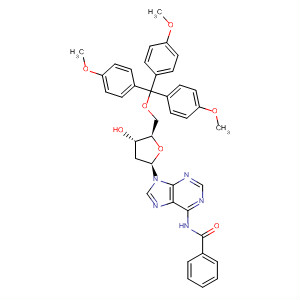 N-(9-((2R,4S,5R)-4-Hydroxy-5-((tris(4-methoxyphenyl)methoxy)methyl)tetrahydrofuran-2-yl)-9H-purin-6-yl)benzamide