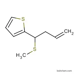 Molecular Structure of 113675-48-2 (Thiophene, 2-[1-(methylthio)-3-butenyl]-)
