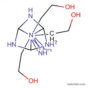 Molecular Structure of 113714-63-9 (Ethanol, 2,2',2''-[(hexahydro-1,3,5-triazine-2,4,6-triyl)triimino]tris-)