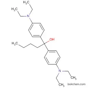 Molecular Structure of 113714-73-1 (Benzenemethanol, a-butyl-4-(diethylamino)-a-[4-(diethylamino)phenyl]-)