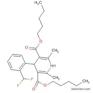 Molecular Structure of 113715-66-5 (3,5-Pyridinedicarboxylic acid,
4-[2-(difluoromethyl)phenyl]-1,4-dihydro-2,6-dimethyl-, dipentyl ester)