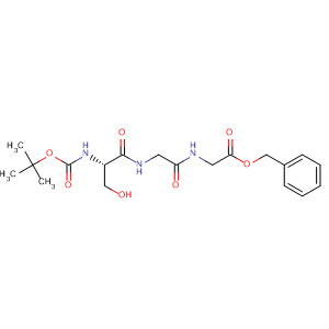 Glycine, N-[N-[N-[(1,1-dimethylethoxy)carbonyl]-L-seryl]glycyl]-, phenylmethyl ester