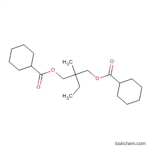 Molecular Structure of 113737-00-1 (Cyclohexanecarboxylic acid,
2-[[(cyclohexylcarbonyl)oxy]methyl]-2-ethyl-1,3-propanediyl ester)