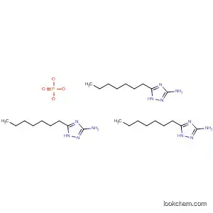 Molecular Structure of 113737-11-4 (1H-1,2,4-Triazol-3-amine, 5-heptyl-, phosphate (3:1))