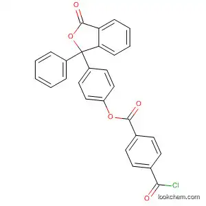 Molecular Structure of 113737-24-9 (Benzoic acid, 4-(chlorocarbonyl)-,
4-(1,3-dihydro-3-oxo-1-phenyl-1-isobenzofuranyl)phenyl ester)