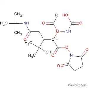Molecular Structure of 113737-56-7 (Carbamic acid,
[4-[(1,1-dimethylethyl)amino]-1-[[(2,5-dioxo-1-pyrrolidinyl)oxy]carbonyl]-
4-oxobutyl]-, 1,1-dimethylethyl ester, (S)-)
