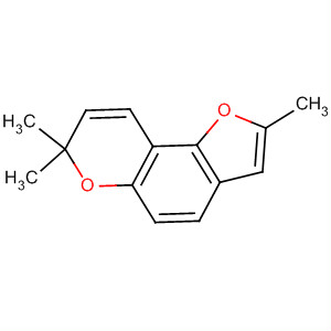 Molecular Structure of 113738-36-6 (7H-Furo[2,3-f][1]benzopyran, 2,7,7-trimethyl-)