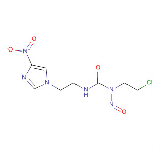 Molecular Structure of 113739-46-1 (Urea, N-(2-chloroethyl)-N'-[2-(4-nitro-1H-imidazol-1-yl)ethyl]-N-nitroso-)