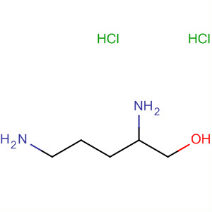 Molecular Structure of 113741-11-0 (1-Pentanol, 2,5-diamino-, dihydrochloride)