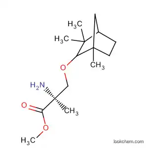 Molecular Structure of 113743-30-9 (Serine, 2-methyl-O-(1,3,3-trimethylbicyclo[2.2.1]hept-2-yl)-, methyl ester)
