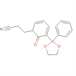 Molecular Structure of 113743-34-3 (Benzenepropanenitrile, b-oxo-3-(2-phenyl-1,3-dioxolan-2-yl)-)