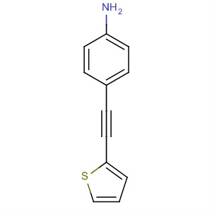 Benzenamine, 4-(2-thienylethynyl)-