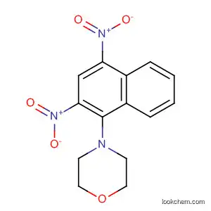 Molecular Structure of 113748-36-0 (Morpholine, 4-(2,4-dinitro-1-naphthalenyl)-)