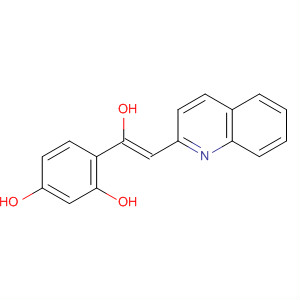 Molecular Structure of 113757-17-8 (1,3-Benzenediol, 4-[1-hydroxy-2-(2-quinolinyl)ethenyl]-, (Z)-)