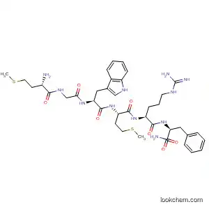 Molecular Structure of 113757-47-4 (L-Phenylalaninamide,
L-methionylglycyl-L-tryptophyl-L-methionyl-L-arginyl-)