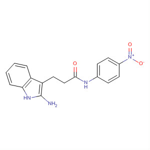Molecular Structure of 113757-48-5 (1H-Indole-3-propanamide, a-amino-N-(4-nitrophenyl)-, (S)-)