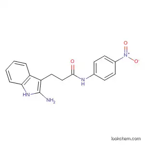 Molecular Structure of 113757-48-5 (1H-Indole-3-propanamide, a-amino-N-(4-nitrophenyl)-, (S)-)