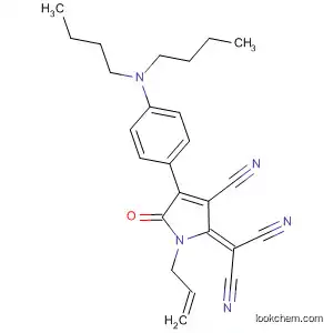 Molecular Structure of 113762-35-9 (2-[1-Allyl-3-cyano-4-[4-(dibutylamino)phenyl]-5-oxo-1,5-dihydro-2H-pyrrol-2-ylidene]malononitrile)
