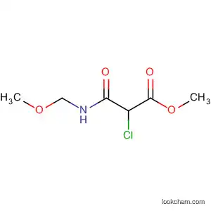 Molecular Structure of 113824-34-3 (Propanoic acid, 2-chloro-3-(methoxymethylamino)-3-oxo-, methyl ester)