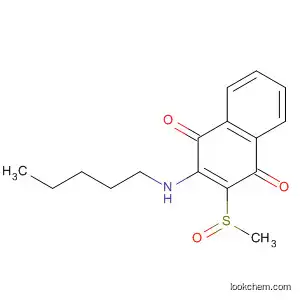 Molecular Structure of 113871-23-1 (1,4-Naphthalenedione, 2-(butylmethylamino)-3-(methylsulfinyl)-)