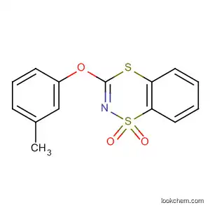 1,4,2-Benzodithiazine, 3-(3-methylphenoxy)-, 1,1-dioxide