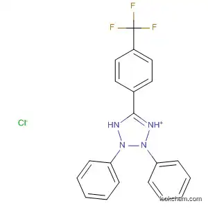 Molecular Structure of 113952-06-0 (2H-Tetrazolium, 2,3-diphenyl-5-[4-(trifluoromethyl)phenyl]-, chloride)