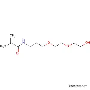 Molecular Structure of 113953-93-8 (2-Propenamide, N-[3-[2-(2-hydroxyethoxy)ethoxy]propyl]-2-methyl-)