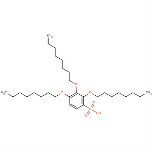 Benzenesulfonic acid, 2,3,4-tris(octyloxy)-