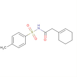 Molecular Structure of 113966-51-1 (1-Cyclohexene-1-acetamide, N-[(4-methylphenyl)sulfonyl]-)