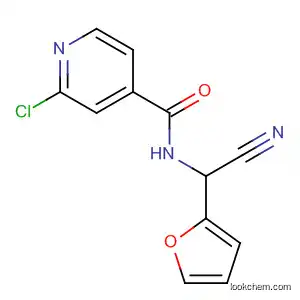 4-Pyridinecarboxamide, 2-chloro-N-(cyano-2-furanylmethyl)-